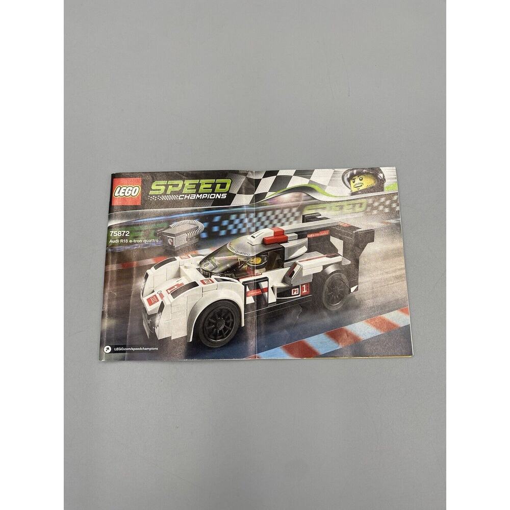 LEGO CHAMPIONS : Audi R18 (75872) Instruction Booklet Manual Only